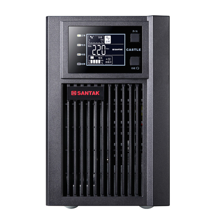 山特(SANTAK)C1KS 1000VA/800W在线式UPS不间断电源外接电池长效机 满载800W供电1小时